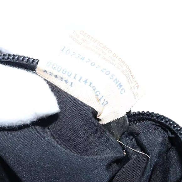 151208BT (L2) Bottega Veneta Hand Bag Black Nylon - Picture 11 of 12